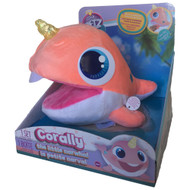 Club Petz Corally Baby Narwhal Plush Stuffed Animal Pal with Light-Up Horn