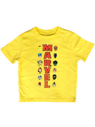 Marvel Infant & Toddler Boys Yellow Short Sleeve Superhero T-Shirt Tee
