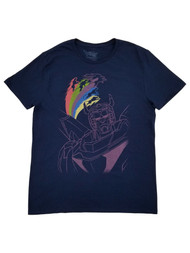 Voltron: Legendary Defender Mens Navy Blue Graphic Tee Short Sleeve T-Shirt L