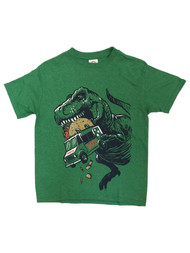Boys Short Sleeve T-Rex Dinosaur Eats Taco Truck T-Shirt Tee Shirt