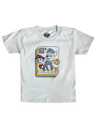 Paw Patrol Boys Short Sleeve Gray Little Hero T-Shirt Tee Shirt
