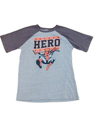 Boys Blue Spider-Man Hero T-Shirt Superhero Tee Shirt Spider Man