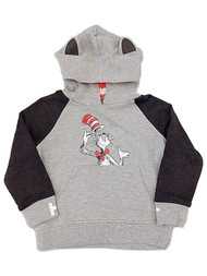 Dr.Seuss Infant & Toddler Boys Gray Cat in The Hat Hoodie Pullover Hoody