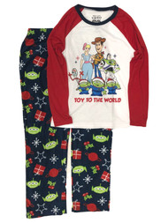 Disney Toy Story Womens Joy To The World Christmas Holiday Pajamas