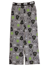Star Wars Boys Gray Darth Vader Pajama Bottoms Battleship Lounge Sleep Pants