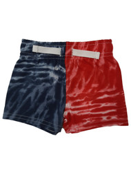 Infant & Toddler Boys Red White & Blue Tie-Die Patriotic Shorts