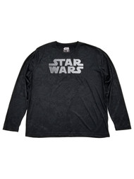 Star Wars Mens Black Poly Tee Long Sleeve T-Shirt X-Large