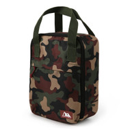 Arctic Zone Insulated Camouflage Lunch Bag, Green Camo Lunch Box with Ice Pack
