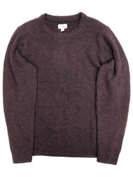 Mens Burgundy Speckle Pull-Over Sweater Top