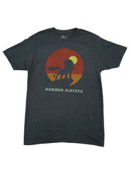 Disney The Lion King Mens Gray Heather Hakuna Matata T-Shirt