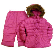 Infant Girls Pink Outerwear Set Snow Pants Ski Jacket Coat Snowsuit 12m