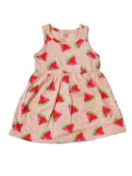 Infant Girls Peach Watermelon Dress Summer Spring Dress 24M