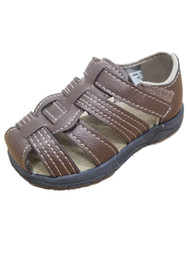 Infant Boys Strappy Brown Sandals Baby Shoes 5