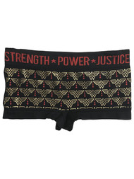 DC Comics Womens Black Wonder Woman Boyfriend Panties Briefs Underwear