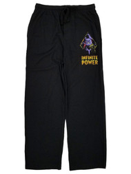 Marvel Avengers Infinity War Mens Black Thanos Sleep Pant Pajama Bottoms