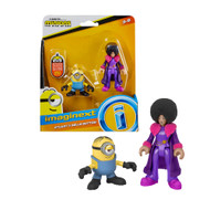 Imaginext Minions The Rise of Gru Stuart & Belle Bottom Figure Playset