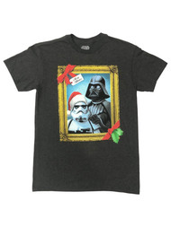 Mens Star Wars Merry Sithmas Grey Christmas Holiday T-Shirt Tee Shirt