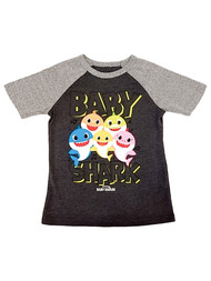 Jumping Beans Boys Gray Baby Shark Tee Shirt T-Shirt