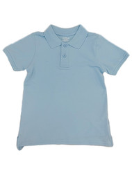 Toddler Boys Light Blue Collared Two Button Polo Tee Shirt T-Shirt 4T