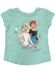 Jumping Beans Disney Frozen Toddler Girls Mint Elsa & Anna T-Shirt Tee