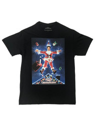 Christmas Vacation Mens Black Clark Griswold Santa Holiday T-Shirt Shirt