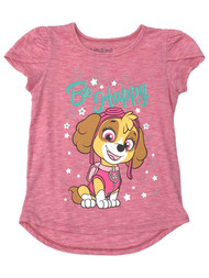 Jumping Beans Paw Patrol Girls Pink Be Happy Puppy Dog Skye T-Shirt Tee Shirt
