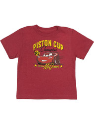 Disney Cars Infant & Toddler Boys Red Lightning McQueen Tee Shirt