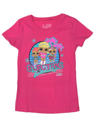 LOL Surprise Girls Pink Sparkle Electric Dreams T-Shirt Tee Shirt
