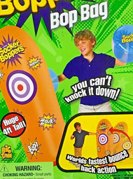 Socker Boppers Bop Bag - Standing Inflatable Punching Bag for Kids - 4'