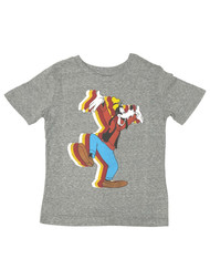 Jumping Beans Disney Boys Distressed Gray Short Sleeve Goofy Dog Tee Shirt