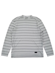 MSX By Michael Strahan Mens High Rise Gray Double Knit Long Sleeve Shirt