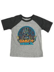 Jumpiing Beans Star Wars Toddler Boys Short Gray Darth Vader Tee Shirt