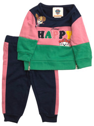 Paw Patrol Infant & Toddler Girls Be Happy Baby Outfit Sweatshirt & Pants