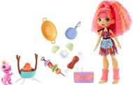 Cave Club Blazin’ BBQ Adventure Playset with Emberly Doll and Dinosaur Pet