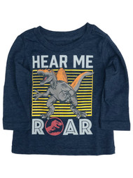 Jumpiing Beans Infant Boys Long Blue Jurassic Park Baby Dinosaur Tee Shirt