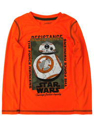 Jumping Beans Star Wars Boys Long Orange BB-8 Resistance Tee Shirt T-Shirt