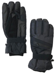 Tek Gear Mens Black Touch Screen Water Resistant Snow & Ski Gloves S/M