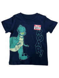 Disney Toy Story Infant & Toddler Boys Blue Rex Dinosaur Tee Shirt T-Shirt