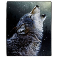 American Heritage Royal Plush Ascending Song Wolf Throw Blanket, 50" X 60"