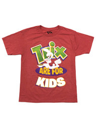 Trix Cereal Boys Muted Red Short Sleeve Bunny Rabbit Tee Shirt T-shirt