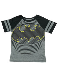 Jumping Beans Active Boys Short Sleeve Gray & Black Batman T-Shirt Silky Tee