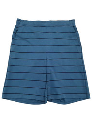 MSX By Michael Strahan Mens Stellar Blue Athletic Workout Double Knit Shorts