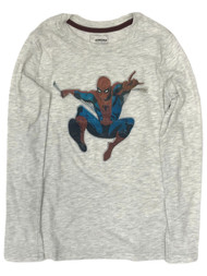 Sonoma Boys Long Gray Holographic Spider-Man T-Shirt Tee Shirt