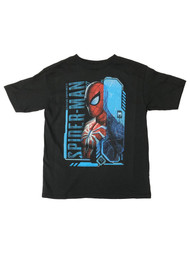 Marvel Boys Black Short Sleeve Spider-Man Spider Web Tee Shirt T-Shirt