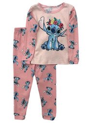 Disney Toddler Girls Pink Cotton Lilo & Stitch Pajamas Sleep Set