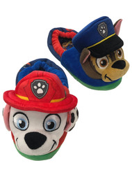 Paw Patrol Toddler Boys Puppy Dog Slippers Chase & Marshall House Shoes