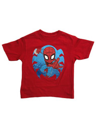 Marvel Toddler Boys Red Short Sleeve Spider-Man T-Shirt Tee Shirt