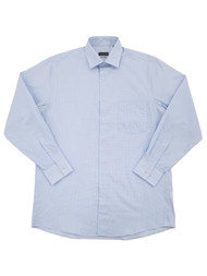 Van Heusen Mens Watermill Blue Regular Fit Long Sleeve Button-Up Shirt