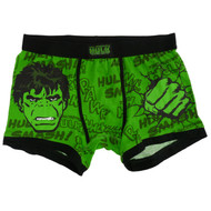 Marvel Mens Green The Incredible Hulk Underwear Boxer Briefs