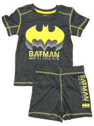 Jumping Beans Active Toddler Boys Batman Outfit Gray Tee Shirt & Shorts Set